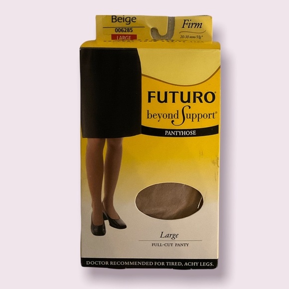 Futuro Beyond Support Pantyhose Vintage 